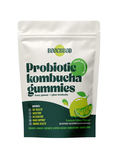 BoochBod Probiotic Kombucha Gummies